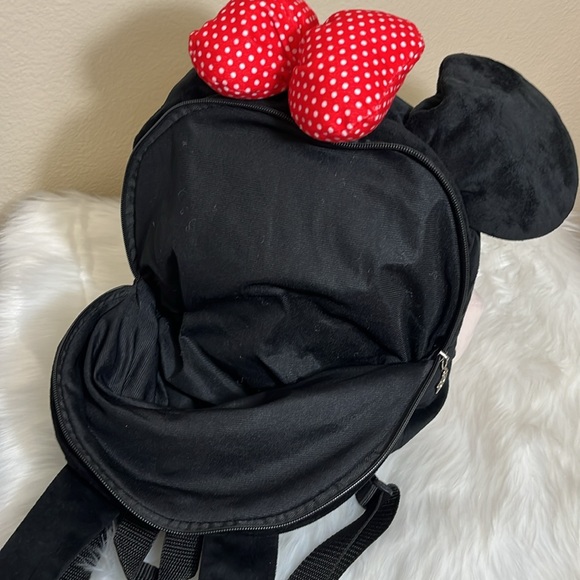 Minnie Mouse Head Disney Plush Backpack - Picture 5 of 8